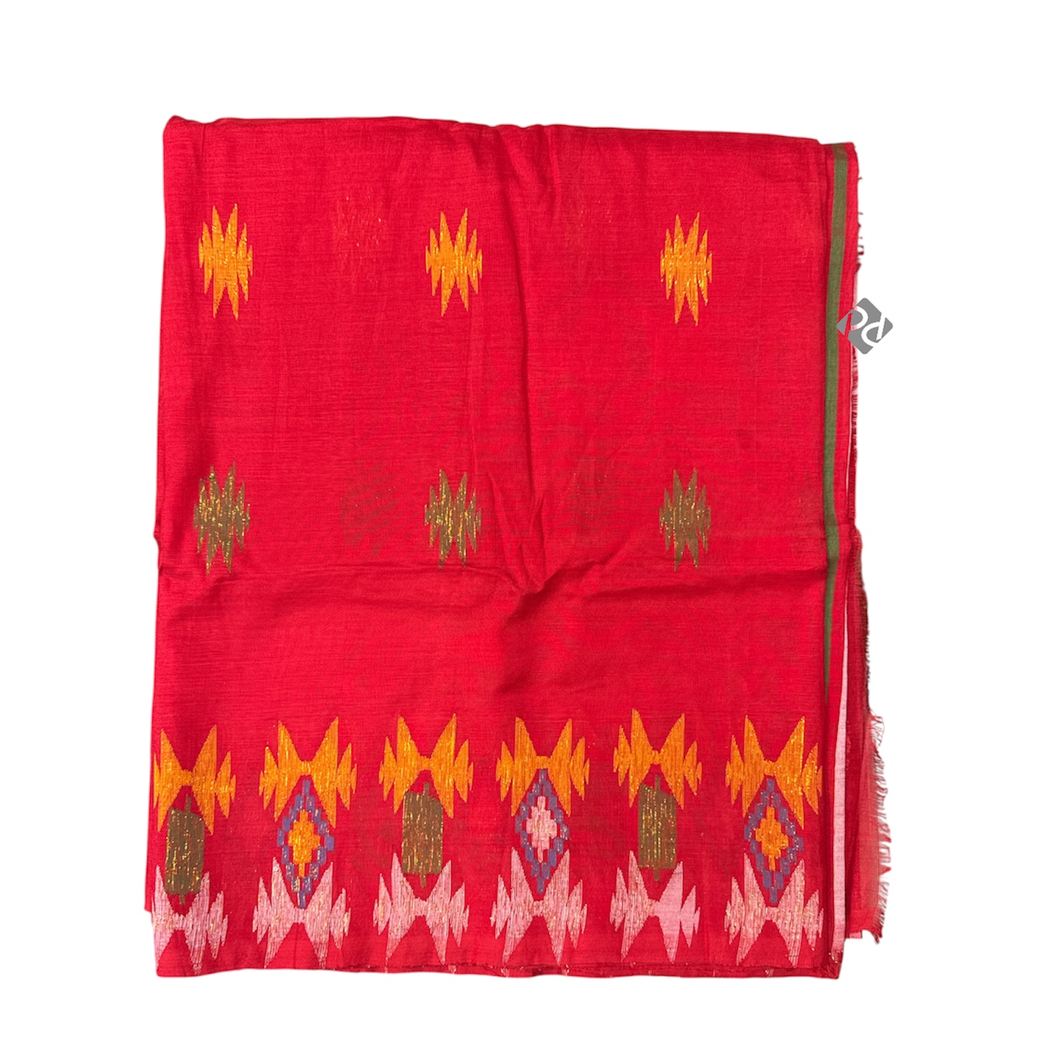 Cimrik Red Bidal Silk Saree