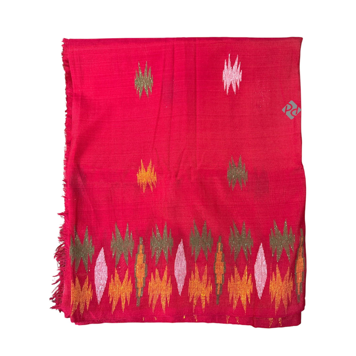 Red Bridal Butterfly Silk Saree